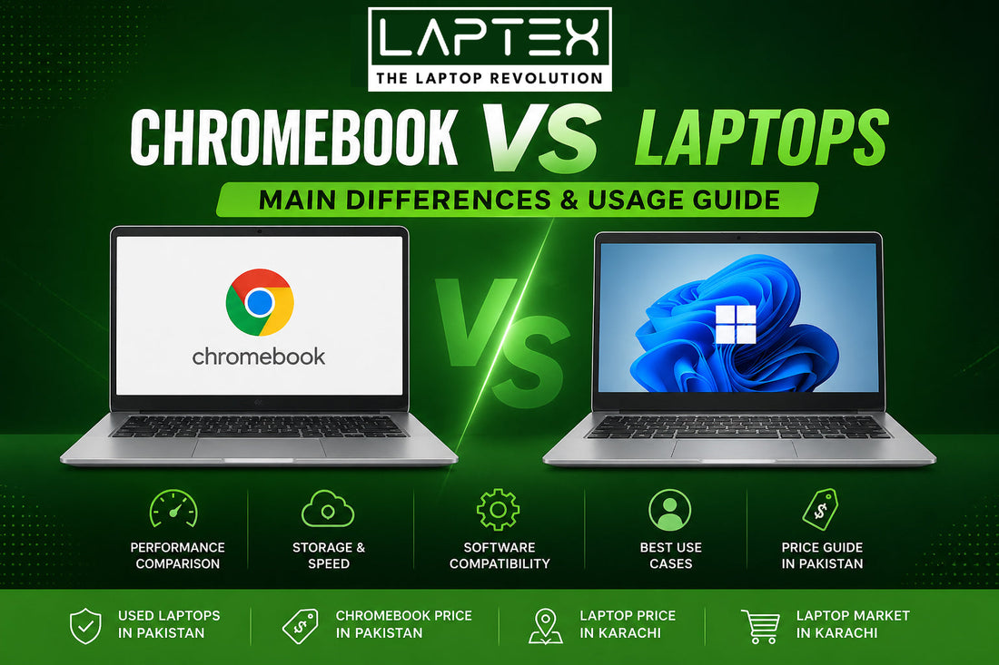 Chromebook vs Laptops: Main Differences & Usage Guide (Performance & Practical Use)