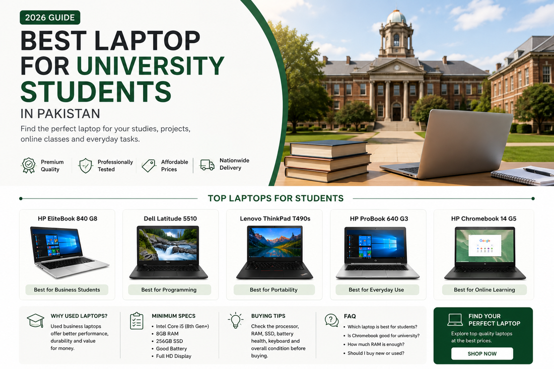 Best Laptop for University Students in Pakistan (2026) – Complete Buying Guide