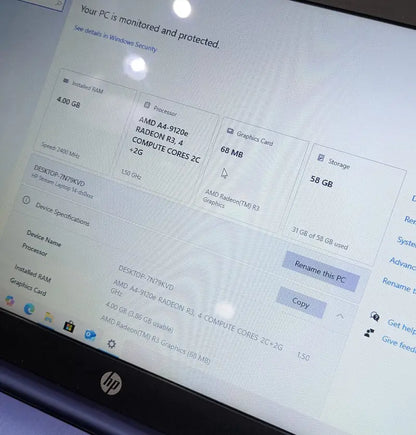 HP STREAMBOOK 14 | AMD A4 RADEON | 04 GB - 64 GB | TouchScreen