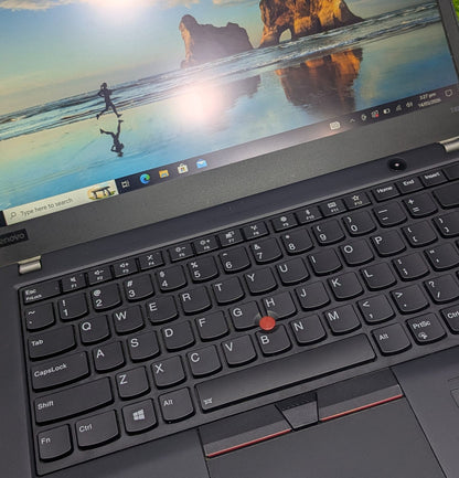 Lenovo T480s - i7 8th Generation 16GB RAM 256 GB SSD BL FHD in Pakistan